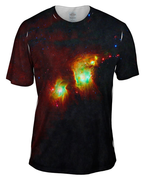 Space Galaxy Messier 78 Mens T-Shirt