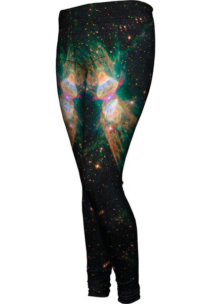 Space Galaxy Ant Nebula Womens Leggings