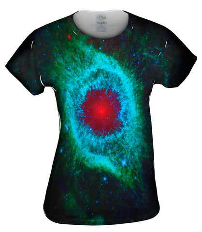 Space Galaxy Helix Nebula Green