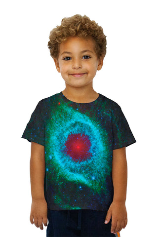 Kids Space Galaxy Helix Nebula Green