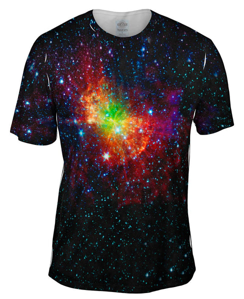 Space Galaxy Dumbell Nebula Mens T-Shirt