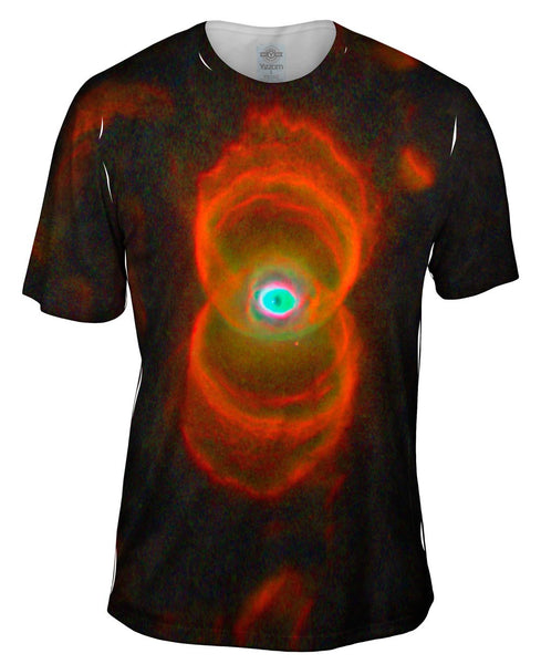 Space Galaxy Hourglass Nebula Mens T-Shirt