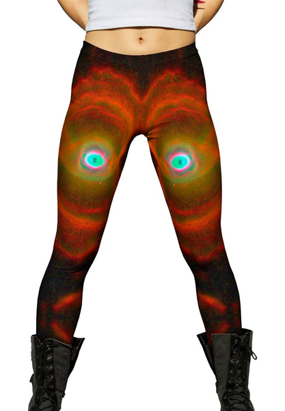 Space Galaxy Hourglass Nebula Womens Leggings