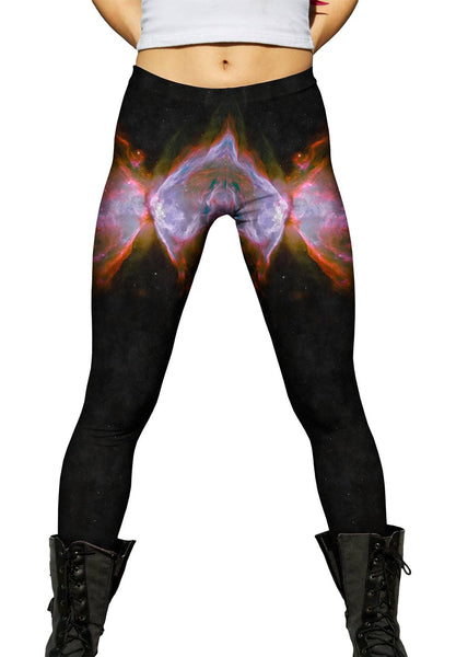 Space Galaxy Butterfly Nebula Womens Leggings