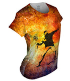 Graffiti Banksy Flower Throw