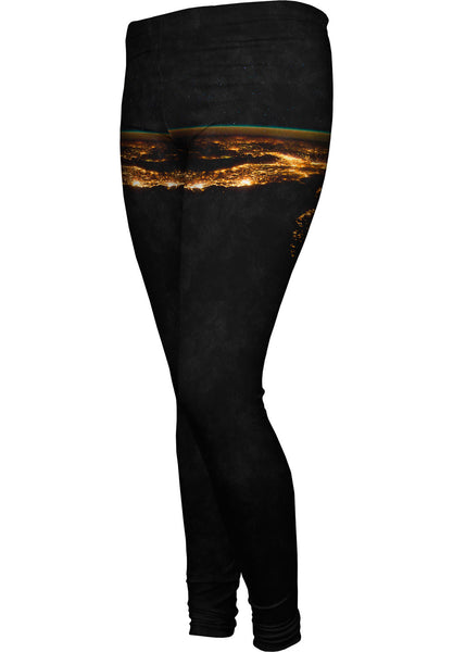 Space Nighttime Italy Womens Leggings