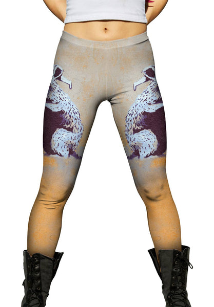 Graffiti Banksy 3D Rat Womens Leggings