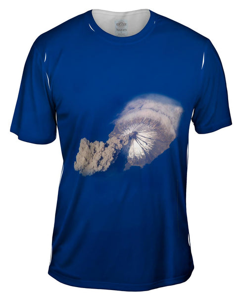 Space Aleutian Islands Alaska Volcano Mens T-Shirt