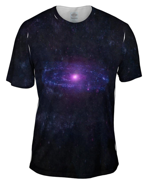 Space Galaxy Ultraviolet Andromeda Galaxy Mens T-Shirt
