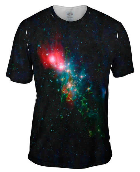 Space Galaxy Nebulae NGC Chaotic Beauty Mens T-Shirt