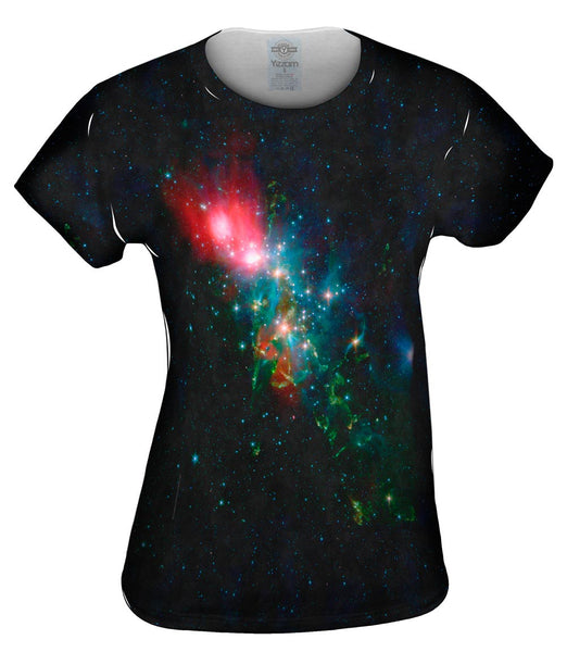 Space Galaxy Nebulae NGC Chaotic Beauty Womens Top