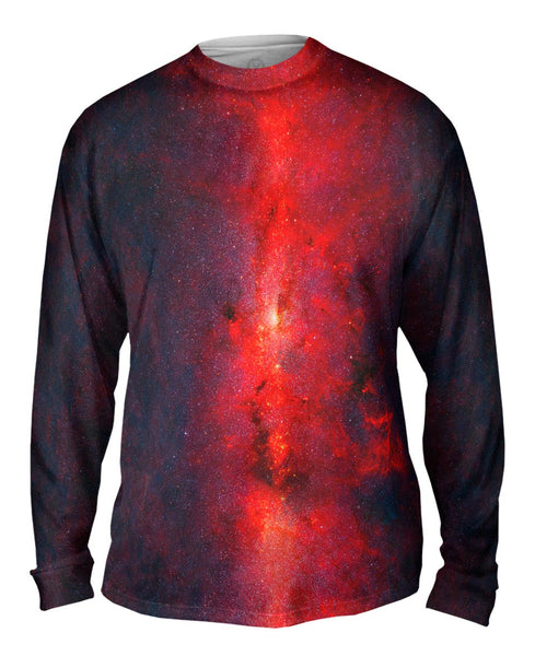 Space Center of the Milky Way Galaxy Mens Long Sleeve