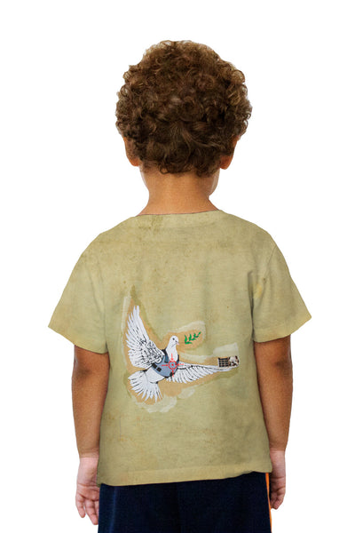 Kids Graffiti Banksy Dove Kids T-Shirt