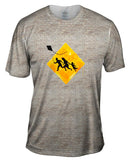 Graffiti Banksy Family Kite Flying