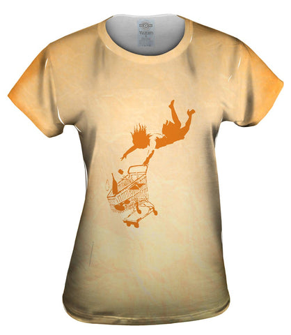 Graffiti Banksy Shoppping Cart Fall