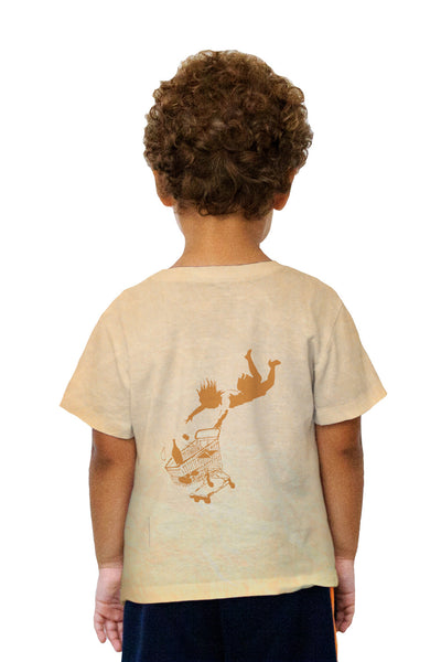 Kids Graffiti Banksy Shoppping Cart Fall Kids T-Shirt
