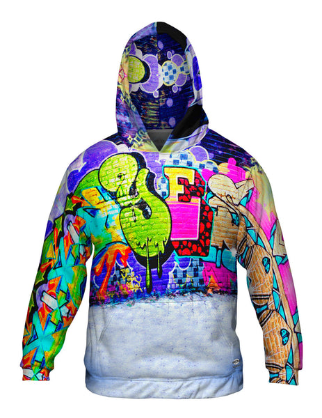 Graffiti And E Mens Hoodie Sweater