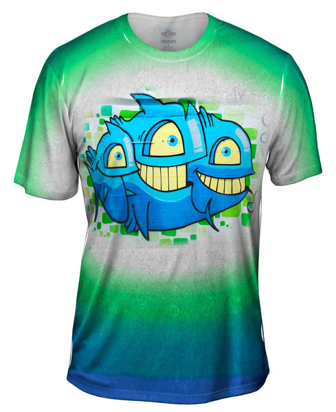 Graffiti Here Fishy Fishy&nbsp;Mens T-Shirt
