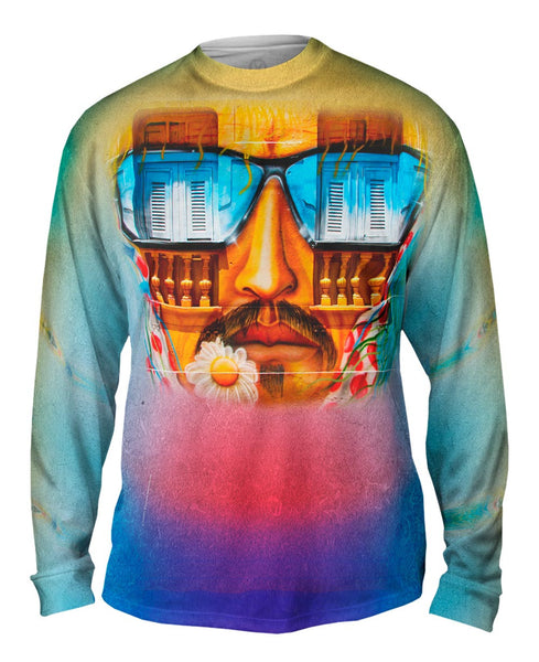 Graffiti Always Watching Mens Long Sleeve