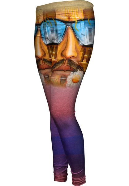 Graffiti Always Watching Womens Leggings