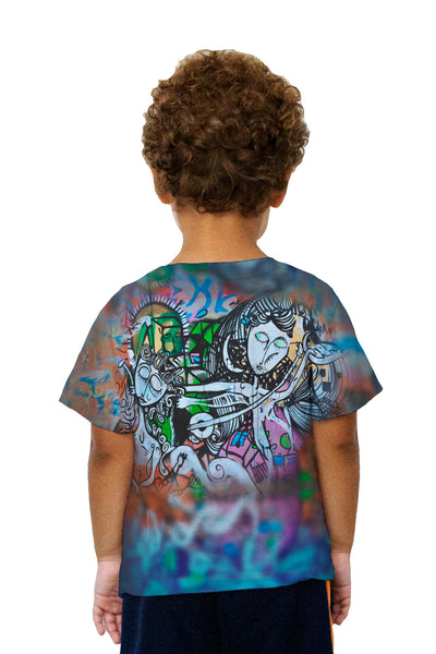 Kids Graffiti Sisters Kids T-Shirt