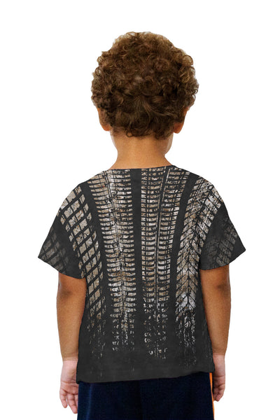 Kids Tire Marks Dirty Kids T-Shirt