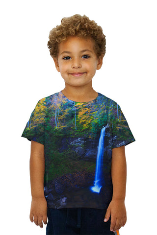 Kids West Virginia Fall Foliage Forest Autumn Waterfall