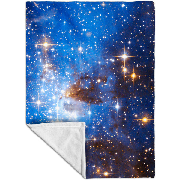 Stellar Space Nursery Fleece Blanket