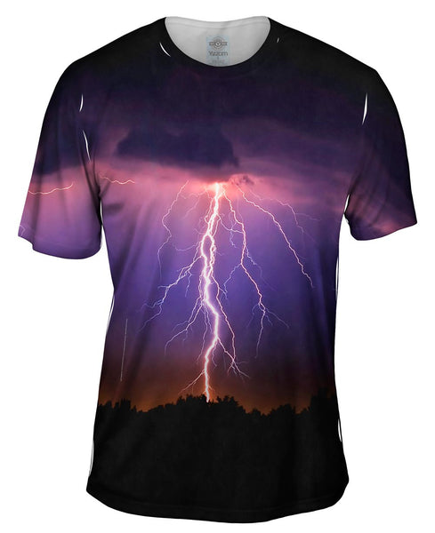 Lightning Spectacle Mens T-Shirt