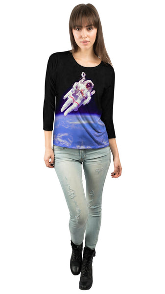 NASA Space Walk&nbsp;Womens 3/4 Sleeve