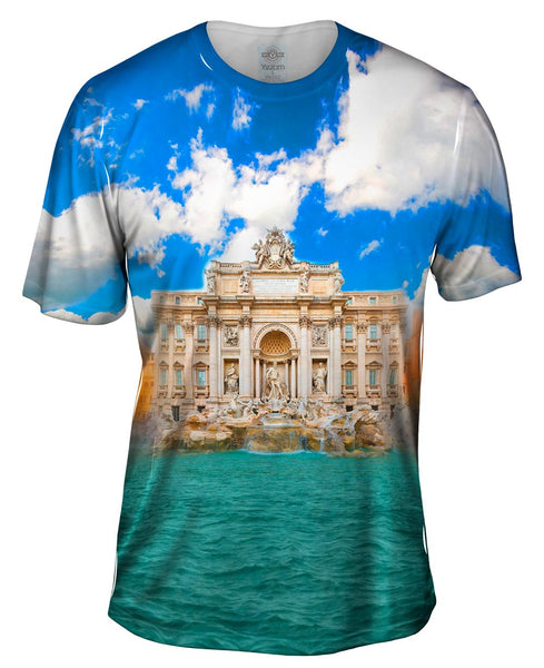 Trevi Fountain Rome Italy Mens T-Shirt