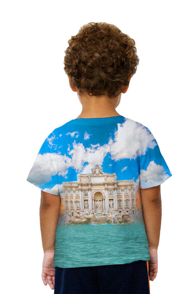 Kids Trevi Fountain Rome Italy Kids T-Shirt