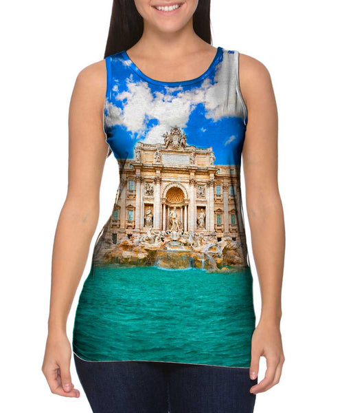 Trevi Fountain Rome Italy&nbsp;Womens Tank Top