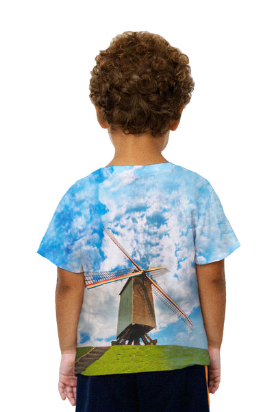 Kids Don Quixote Windmill Kids T-Shirt