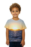 Kids Mountain Sea Sunset