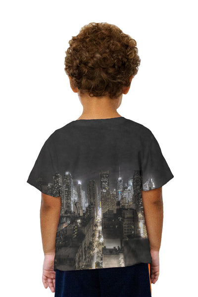 Kids New York City At Night Kids T-Shirt