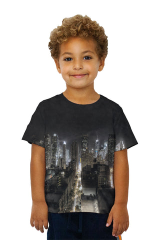 Kids New York City At Night