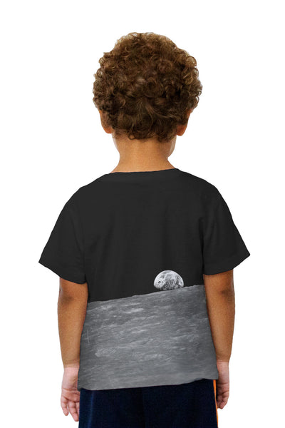 Kids Earth Rise Space Kids T-Shirt