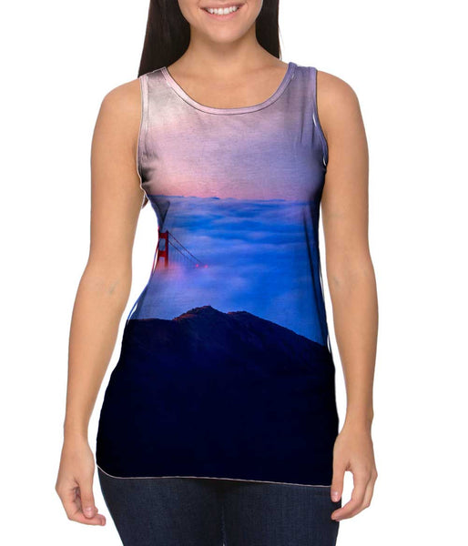 Golden Gate Bridge From Marin Headlands At Sunrise&nbsp;Womens Tank Top