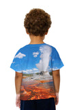 Kids Yellowstone Castle Geysir