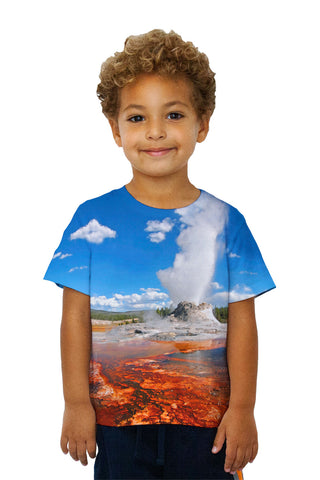 Kids Yellowstone Castle Geysir