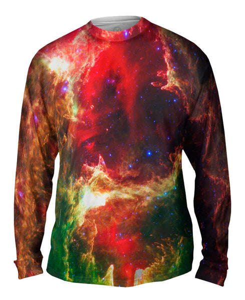 W5 Cropped Space Mens Long Sleeve