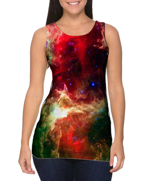 W5 Cropped Space&nbsp;Womens Tank Top