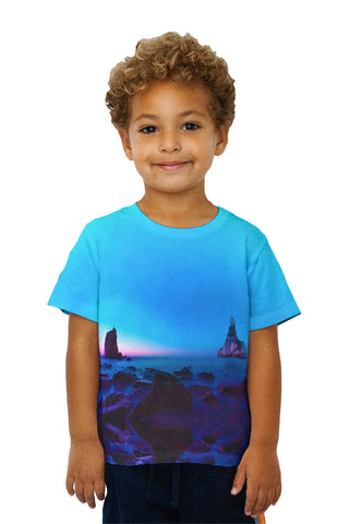 Kids Seascape After Sunset