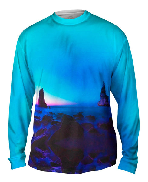 Seascape After Sunset Mens Long Sleeve