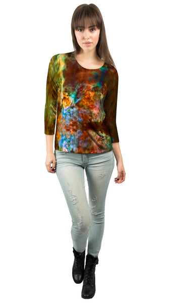Eta Carinae Nebula 1 Space Galaxy Womens 3/4 Sleeve