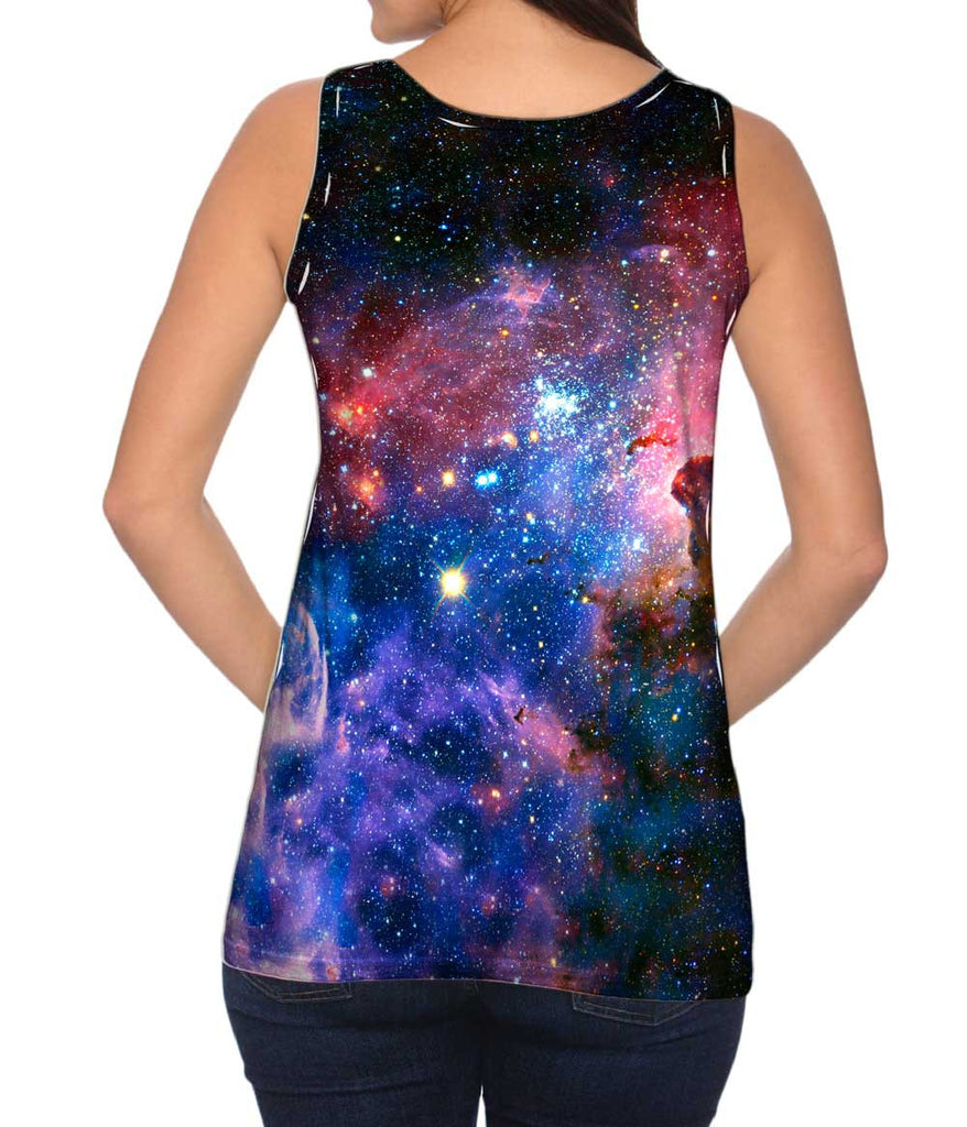 Carina Nebula Space Galaxy Womens Tank Top | Yizzam