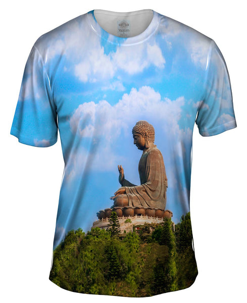 Tian Tan Buddha Shrine Mens T-Shirt