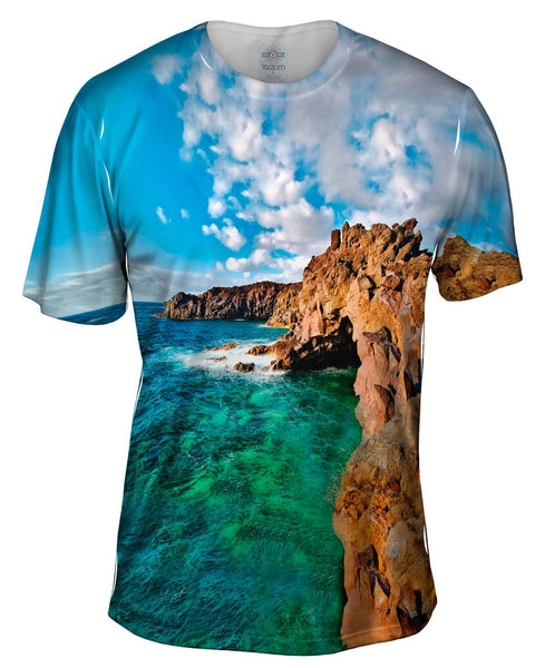 Cristal Clear Cliffs Mens T-Shirt
