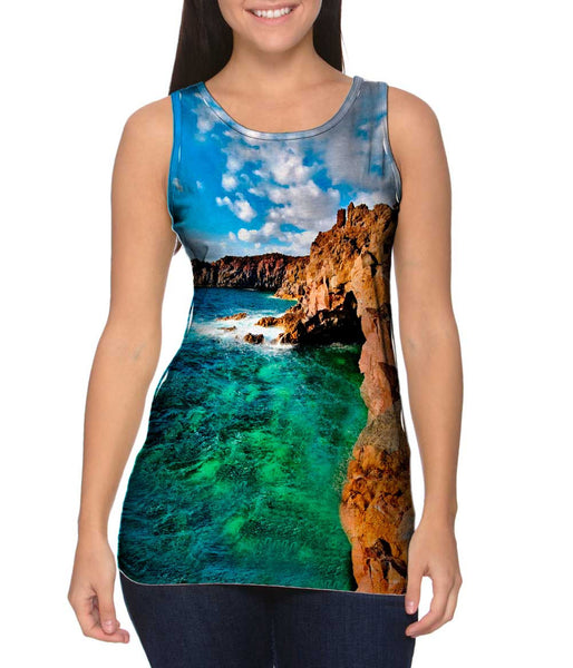 Cristal Clear Cliffs Womens Tank Top